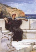 Alma-Tadema, Sir Lawrence Resting (mk23) oil painting reproduction